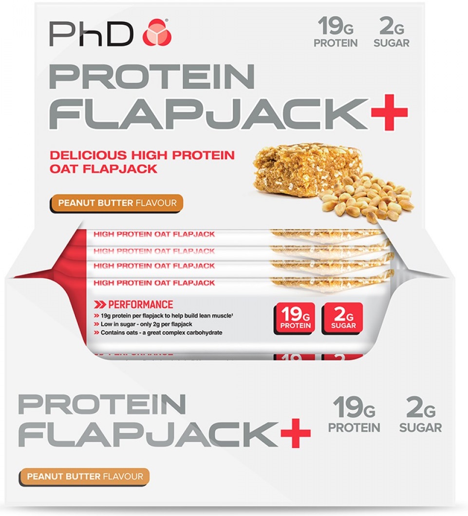 Protein Flapjack+, Peanut Butter - 12 bars versandkostenfrei/portofrei bestellen/kaufen