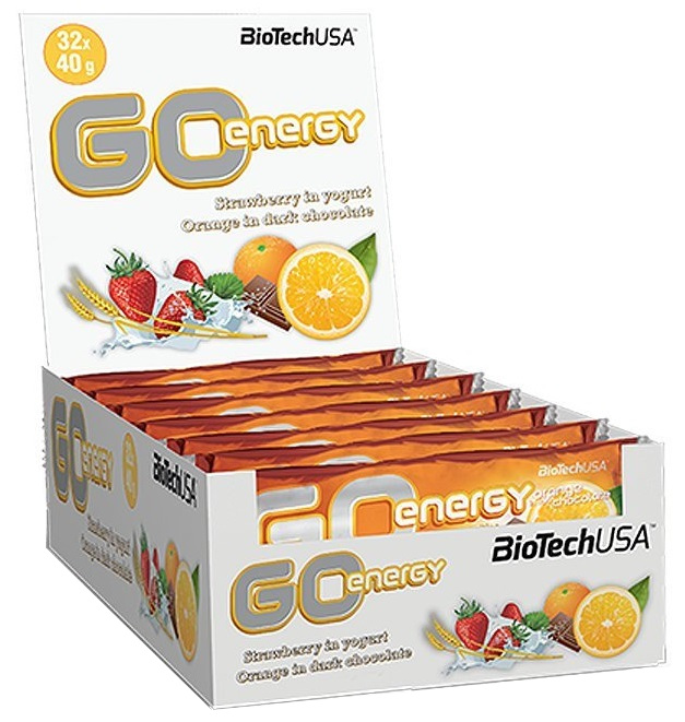 GO Energy Bar, Orange in Dark Chocolate - 32 bars versandkostenfrei/portofrei bestellen/kaufen