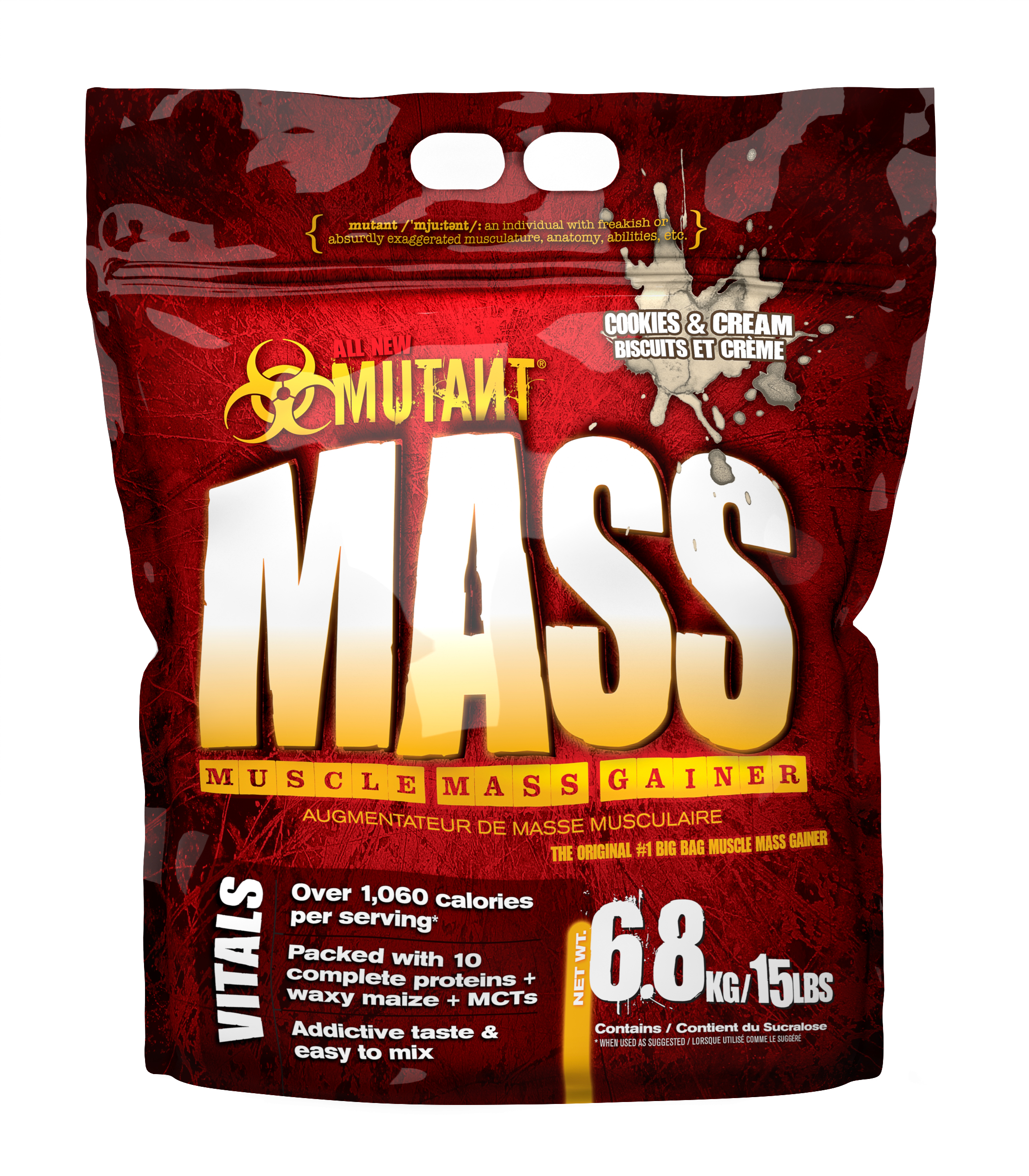 Mutant Mass, Cookies & Cream - 6800g versandkostenfrei/portofrei bestellen/kaufen