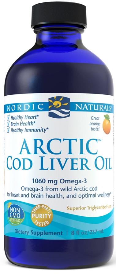Arctic Cod Liver Oil, 1060mg Strawberry - 237 ml. versandkostenfrei/portofrei bestellen/kaufen