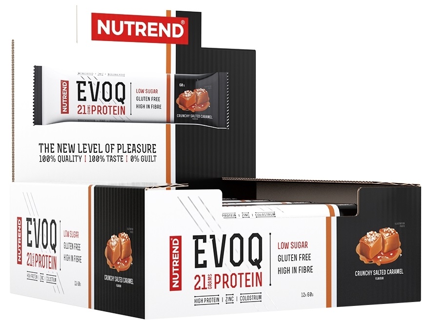 EVOQ Bar, Crunchy Salted Caramel - 12 bars versandkostenfrei/portofrei bestellen/kaufen