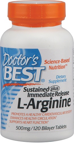 L-Arginine - Sustained + Immediate Release, 500mg - 120 tabs versandkostenfrei/portofrei bestellen/kaufen