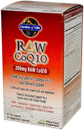 RAW CoQ10, 200mg - 60 vcaps versandkostenfrei/portofrei bestellen/kaufen