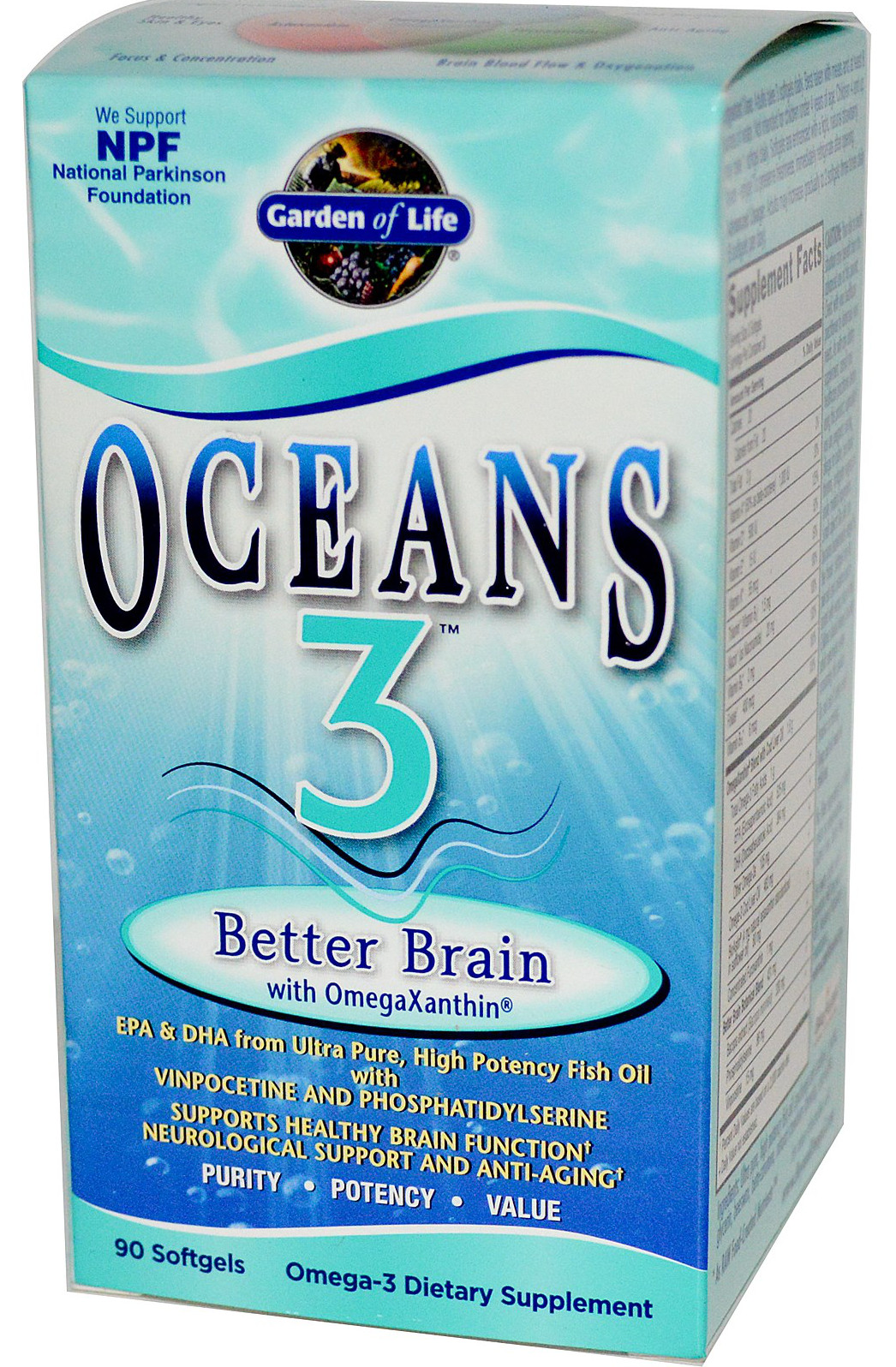 Oceans 3, Better Brain - 90 softgels versandkostenfrei/portofrei bestellen/kaufen