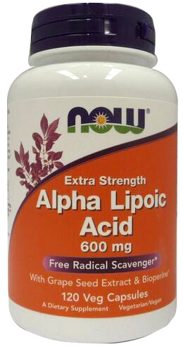 Alpha Lipoic Acid with Grape Seed Extract & Bioperine, 600mg - 120 vcaps versandkostenfrei/portofrei bestellen/kaufen