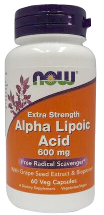 Alpha Lipoic Acid with Grape Seed Extract & Bioperine, 600mg - 60 vcaps versandkostenfrei/portofrei bestellen/kaufen