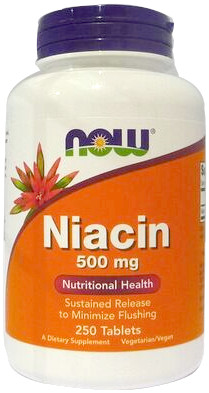 Niacin, 500mg - 250 tabs versandkostenfrei/portofrei bestellen/kaufen