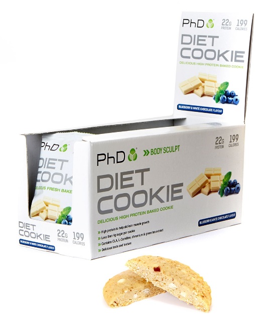 Diet Cookie, Blueberry & White Chocolate - 12 cookies versandkostenfrei/portofrei bestellen/kaufen