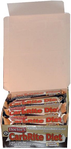 Doctor's CarbRite Diet Bars, Cookie Dough - 12 bars versandkostenfrei/portofrei bestellen/kaufen