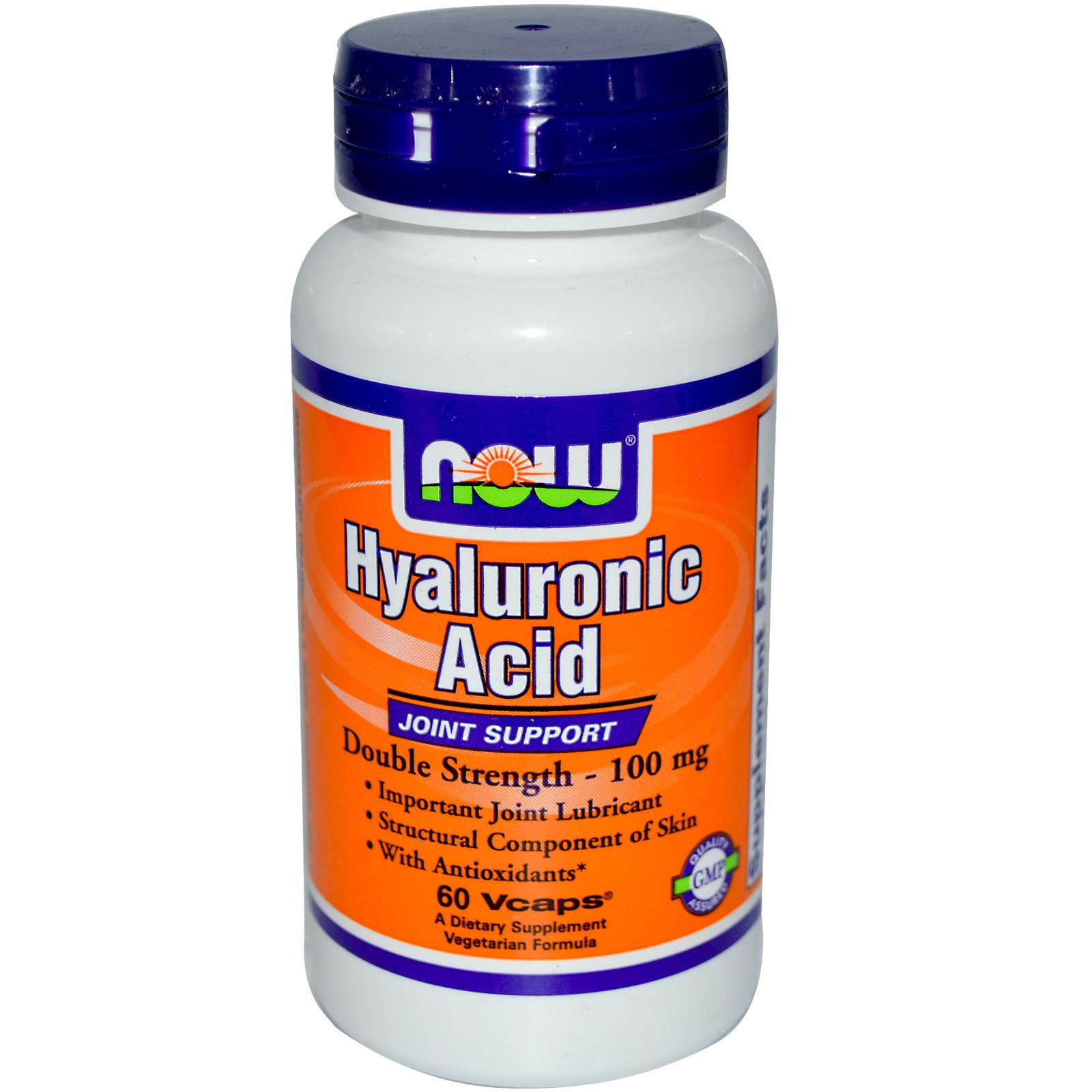 Hyaluronic Acid, 100mg (Double Strength) - 60 vcaps versandkostenfrei/portofrei bestellen/kaufen