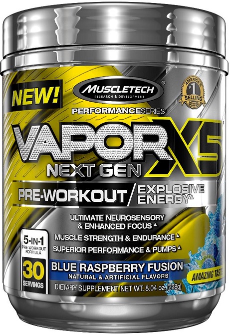 Vapor X5 Next Gen Pre-Workout, Fruit Punch - 232g versandkostenfrei/portofrei bestellen/kaufen