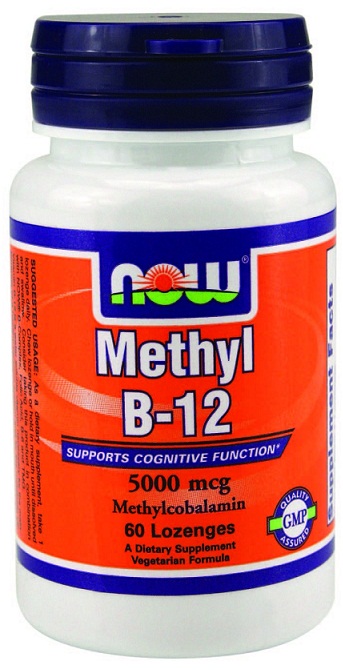 Methyl B-12 with Folic Acid, 5000mcg - 60 lozenges versandkostenfrei/portofrei bestellen/kaufen