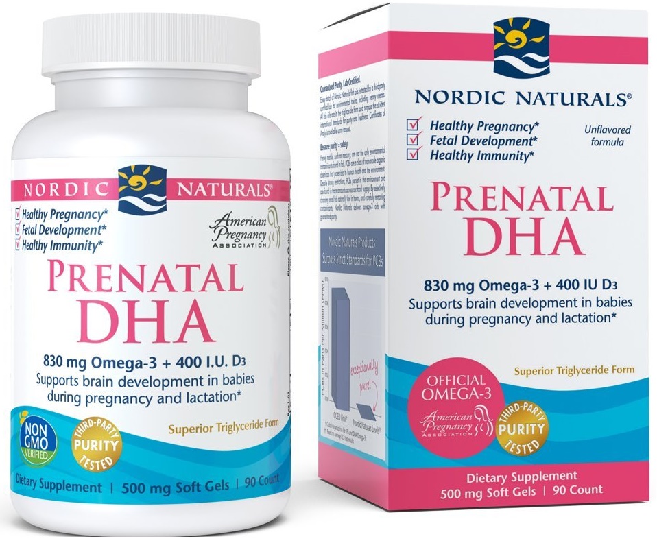 Prenatal DHA, 830mg Strawberry - 90 softgels versandkostenfrei/portofrei bestellen/kaufen