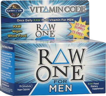 Vitamin Code RAW ONE - for Men - 75 caps versandkostenfrei/portofrei bestellen/kaufen