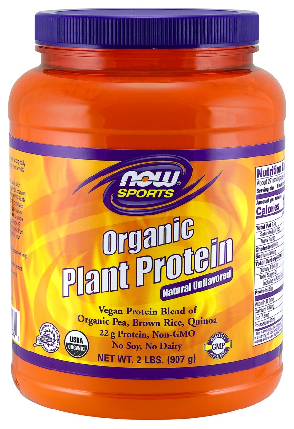 Plant Protein, Organic Vanilla - 907g versandkostenfrei/portofrei bestellen/kaufen