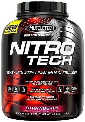 Nitro-Tech Performance Series, Strawberry - 1800g versandkostenfrei/portofrei bestellen/kaufen