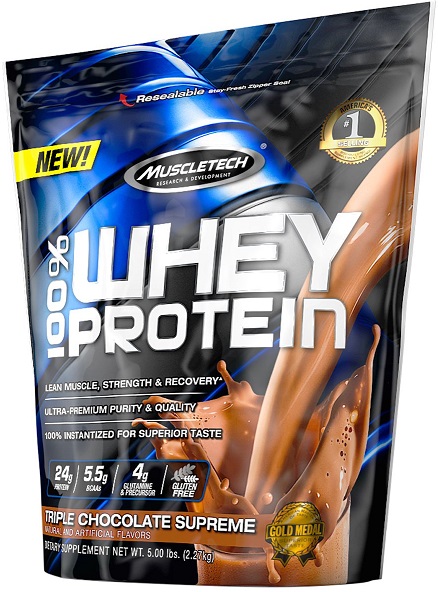 100% Whey Protein Powder, Vanilla Ice Cream - 2270g versandkostenfrei/portofrei bestellen/kaufen