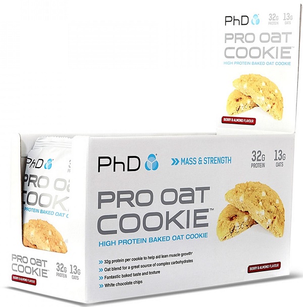 Pro Oat Cookie, Berry & Almond - 12 cookies versandkostenfrei/portofrei bestellen/kaufen