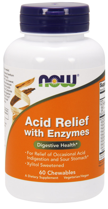 Acid Relief with Enzymes - 60 chewables versandkostenfrei/portofrei bestellen/kaufen