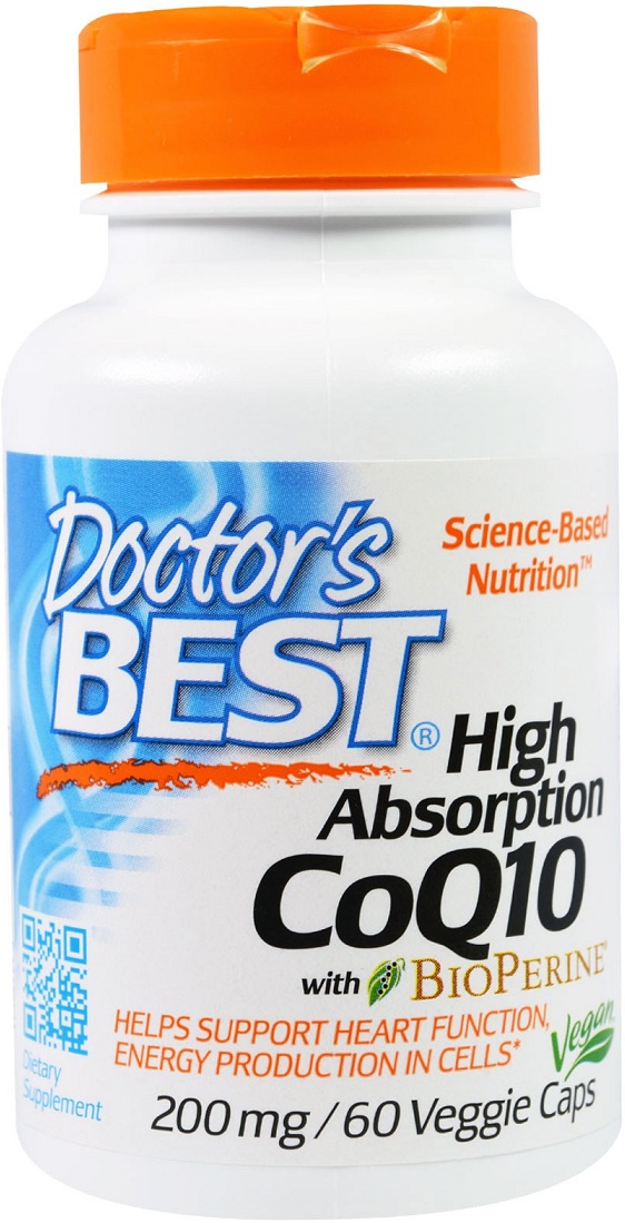 High Absorption CoQ10 with BioPerine, 200mg - 60 vcaps versandkostenfrei/portofrei bestellen/kaufen