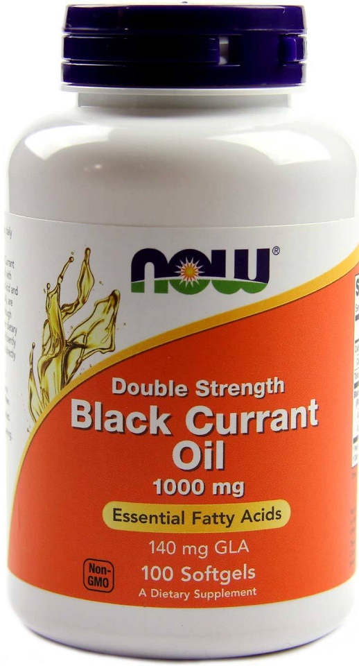 Black Currant Oil, 1000mg (Double Strength) - 100 softgels versandkostenfrei/portofrei bestellen/kaufen