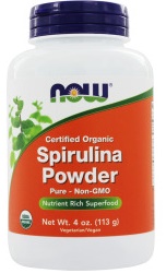 Spirulina Certified Organic, Powder - 113g versandkostenfrei/portofrei bestellen/kaufen