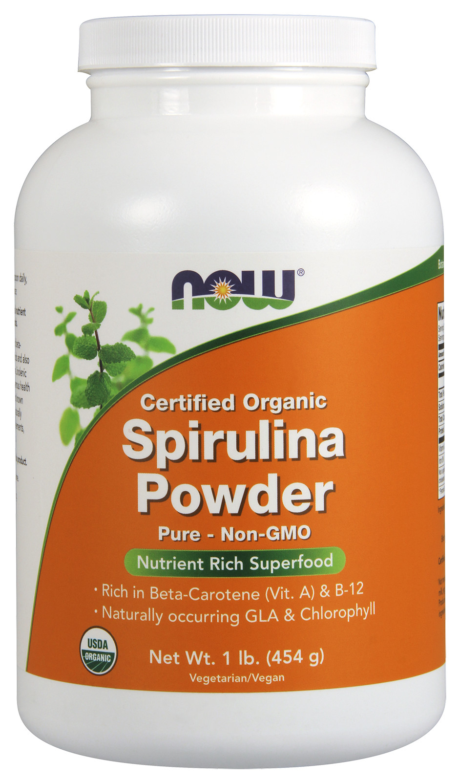 Spirulina Certified Organic, Powder - 454g versandkostenfrei/portofrei bestellen/kaufen