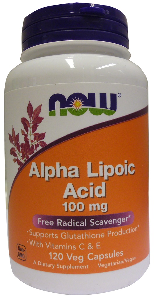 Alpha Lipolic Acid, 100mg with Vitamins C & E - 120 vcaps versandkostenfrei/portofrei bestellen/kaufen