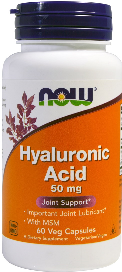 Hyaluronic Acid with MSM, 50mg - 60 vcaps versandkostenfrei/portofrei bestellen/kaufen