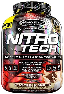 Nitro-Tech Performance Series, Toasted S'mores - 1810g versandkostenfrei/portofrei bestellen/kaufen