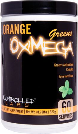 Orange OxiMega Greens, Spearmint Flavor - 327g versandkostenfrei/portofrei bestellen/kaufen