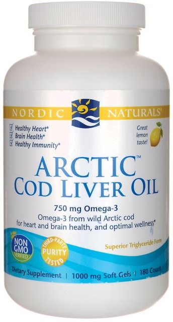 Arctic Cod Liver Oil, 750mg Lemon - 90 softgels versandkostenfrei/portofrei bestellen/kaufen