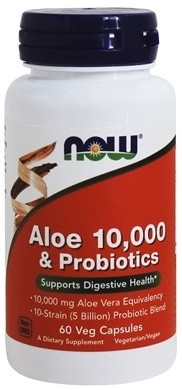 Aloe 10,000 & Probiotics - 60 vcaps versandkostenfrei/portofrei bestellen/kaufen