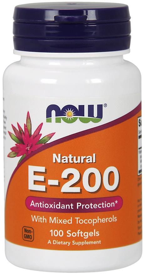Vitamin E-200, Natural (Mixed Tocopherols) - 100 softgels versandkostenfrei/portofrei bestellen/kaufen