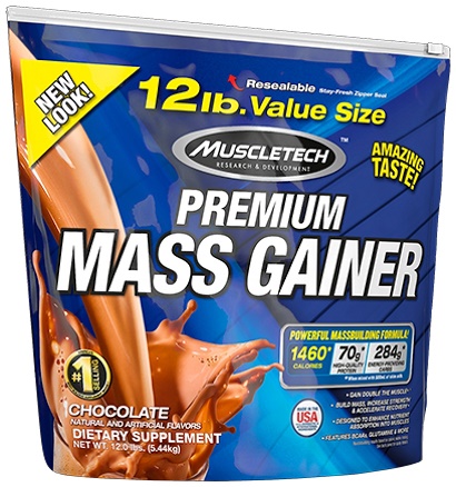 100% Premium Mass Gainer, Chocolate - 5440g versandkostenfrei/portofrei bestellen/kaufen