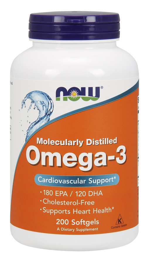 Omega-3 Molecularly Distilled Fish Oil - 200 softgels versandkostenfrei/portofrei bestellen/kaufen