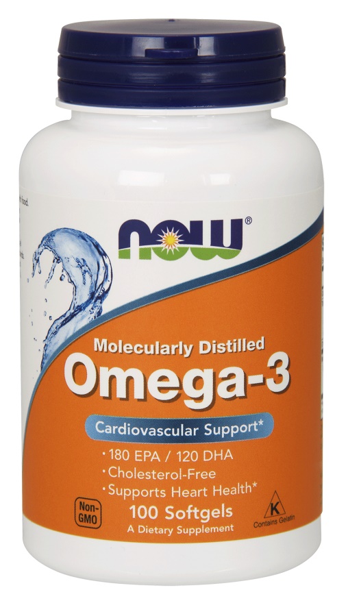 Omega-3 Molecularly Distilled Fish Oil - 100 softgels versandkostenfrei/portofrei bestellen/kaufen