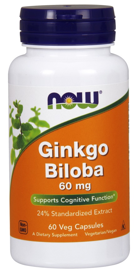 Ginkgo Biloba, 60mg - 60 vcaps versandkostenfrei/portofrei bestellen/kaufen