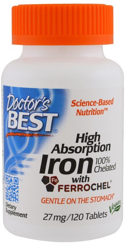 High Absorption Iron, 27mg - 120 tabs versandkostenfrei/portofrei bestellen/kaufen