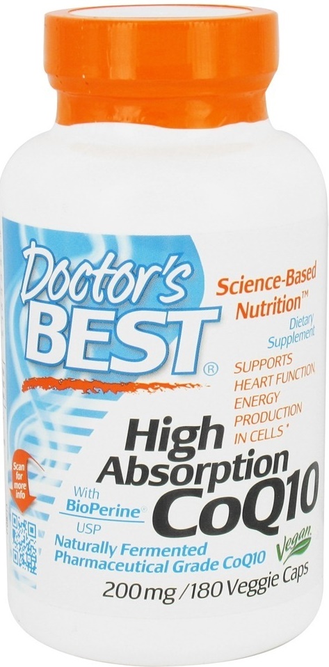 High Absorption CoQ10 with BioPerine, 200mg - 180 vcaps versandkostenfrei/portofrei bestellen/kaufen
