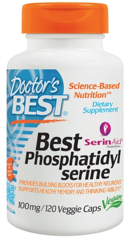 Phosphatidylserine Serine with SerinAid, 100mg - 120 veggie caps versandkostenfrei/portofrei bestellen/kaufen