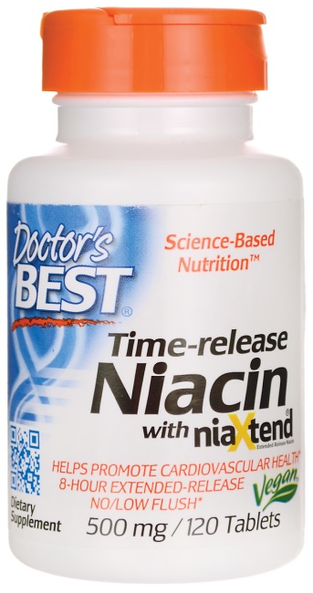 Time-release Niacin with niaXtend, 500mg - 120 tabs versandkostenfrei/portofrei bestellen/kaufen