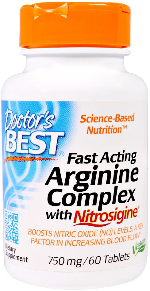 Fast Acting Arginine Complex with Nitrosigine, 750mg - 60 tabs versandkostenfrei/portofrei bestellen/kaufen