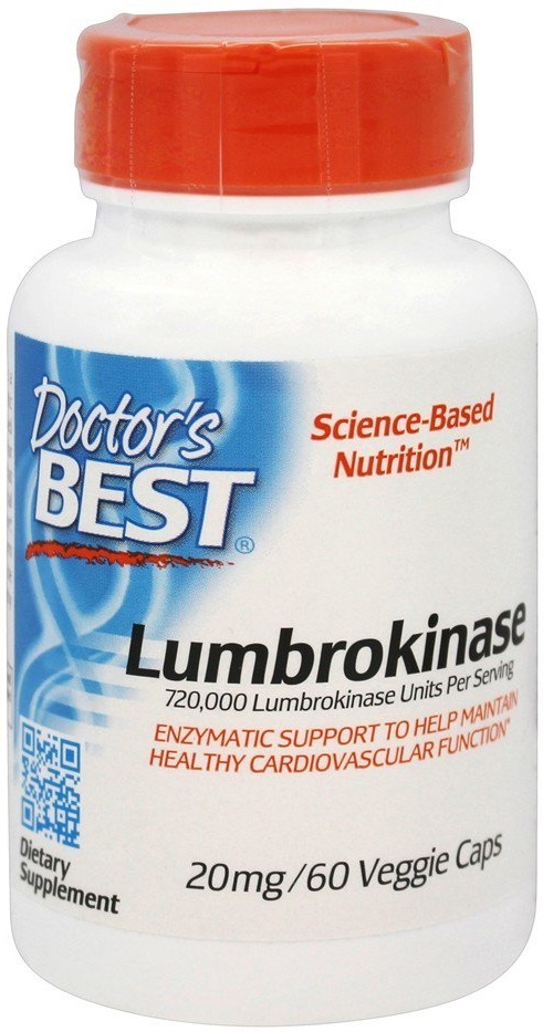 Lumbrokinase, 20mg - 60 vcaps versandkostenfrei/portofrei bestellen/kaufen