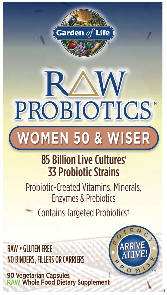 RAW Probiotics Women 50 & Wiser - 90 vcaps versandkostenfrei/portofrei bestellen/kaufen