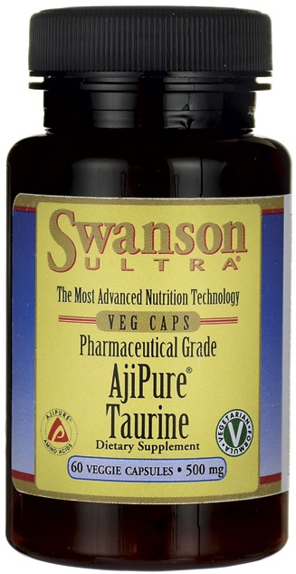 AjiPure Taurine, 500mg - 60 vcaps versandkostenfrei/portofrei bestellen/kaufen