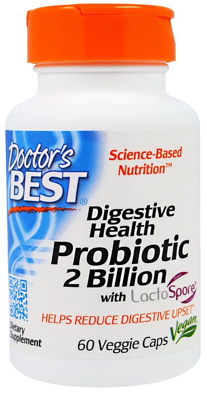 Digestive Health Probiotic 2 Billion with LactoSpore - 60 vcaps versandkostenfrei/portofrei bestellen/kaufen