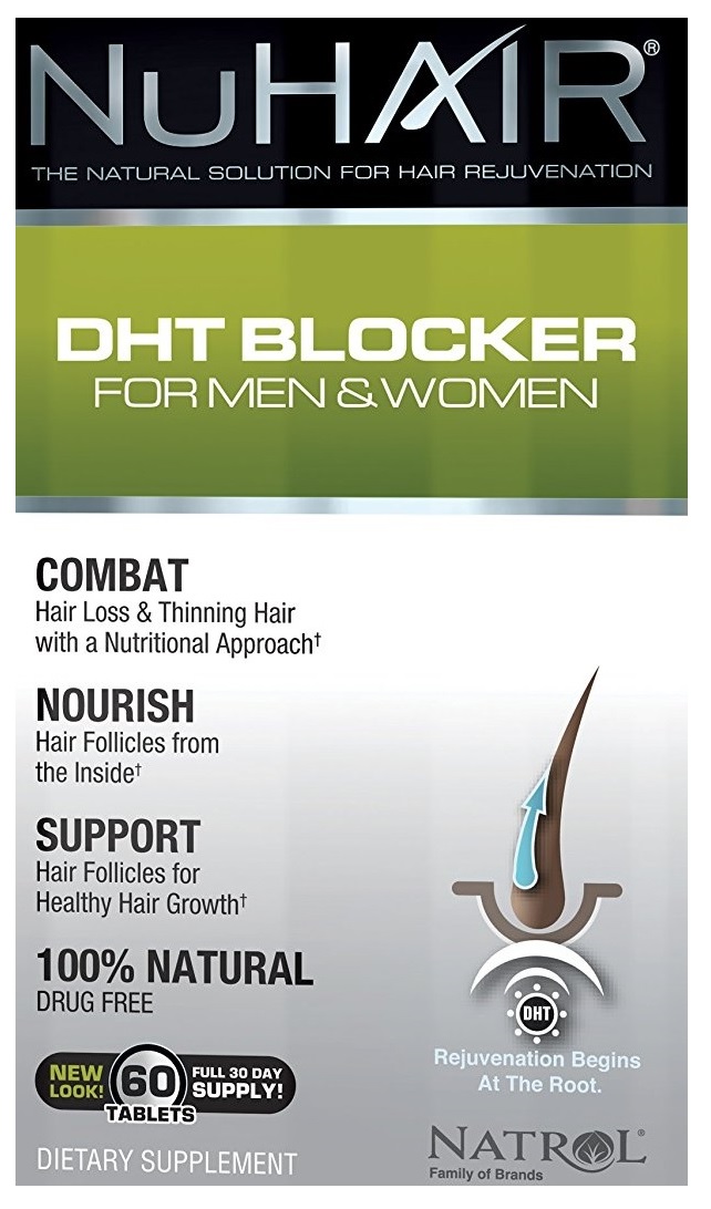 NuHair DHT Blocker for Men & Women - 60 tabs versandkostenfrei/portofrei bestellen/kaufen