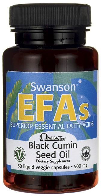 Black Cumin Seed Oil, 500mg - 60 liquid vcaps versandkostenfrei/portofrei bestellen/kaufen