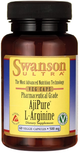 AjiPure L-Arginine, 500mg - 60 vcaps versandkostenfrei/portofrei bestellen/kaufen